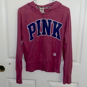 PINK zip-up hoodie